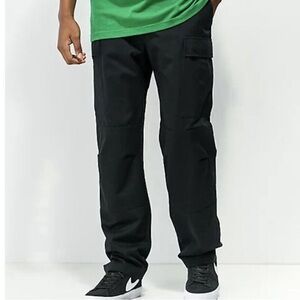 Empyre Relaxed Black Cargo Skate Pants Size 30
